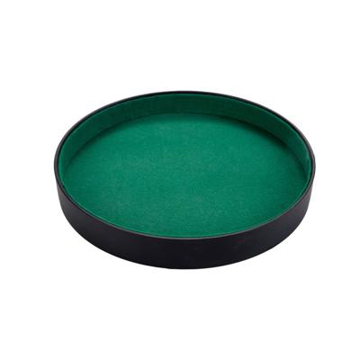 Pokerpiste 26cm zwart kunstleder