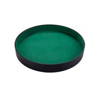 Pokerpiste 26cm zwart kunstleder - thumbnail