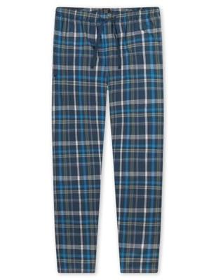 Schiesser Pyjamabroek blauw geruit