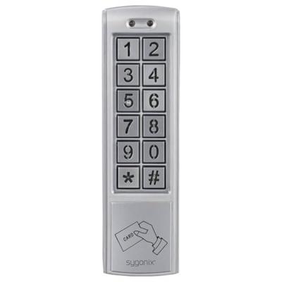 Sygonix SY-6421352 Codetoetsenbord met RFID Oppervlakmontage 12 V DC/AC, 24 V DC/AC IP66 Met verlicht toetsenbord