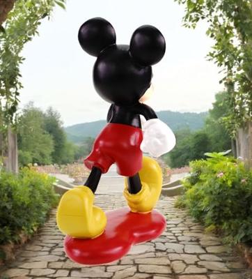 Disney Tuinbeeld 3d Mickey wandelend 20cm - thumbnail