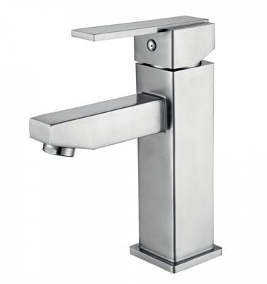 Wiesbaden 304-Victor RVS wastafelmengkraan vierkant Wiesbaden 304-Victor RVS wastafelmengkraan vierkant