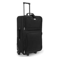 4 delige reiskoffer set, koffers, trolley zwart - thumbnail