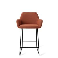 Jesper Home Barkruk 'Hiroo' Slide Black, kleur Hearth Harmony (zithoogte 65cm) - thumbnail