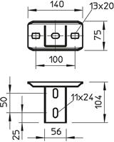 OBO Bettermann 6348904 Hoofdplaat Metaal 1 stuk(s) - thumbnail