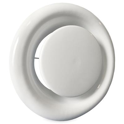 Rooster/ventiel Ø125mm staal - afvoer - met veer Rooster/ventiel Ø125mm staal - afvoer - met veer