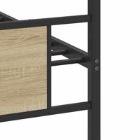Bedframe zonder matras hout sonoma eikenkleurig 90x200 cm - thumbnail