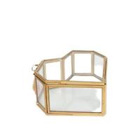 Sissy-Boy Gouden glazen box hart groot - thumbnail