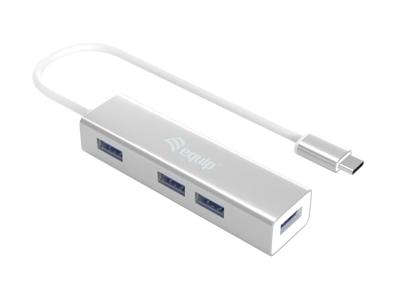 Equip 128958 USB-C AUF-USB 3.0-HUBS MET 4 poorten