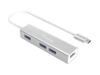 Equip 128958 USB-C AUF-USB 3.0-HUBS MET 4 poorten - thumbnail