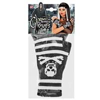 Vingerloze skelet handschoenen - thumbnail