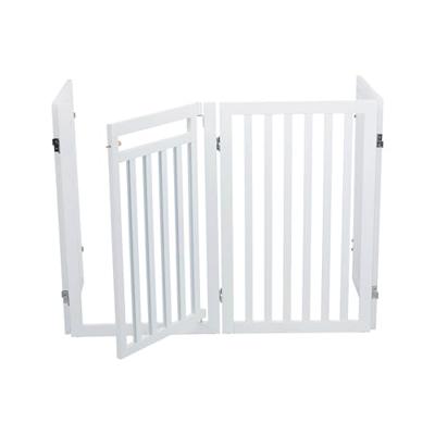 TRIXIE HONDENHEK MET DEUR WIT 60-160 X 81 CM