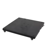 Parasolvoet Granietplaat Polish op 4 wielen 90kg zwart - thumbnail