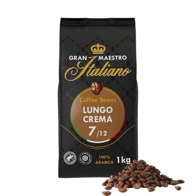 Gran Maestro Italiano Lungo Crema - Koffiebonen 1 KG Gran Maestro Italiano Lungo Crema - Koffiebonen 1 KG