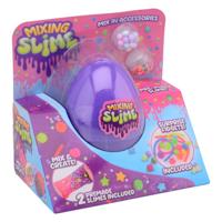 Grote slijm ei met accessoires - thumbnail
