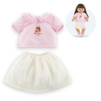 Corolle t-shirt met jurkje kleine ontdekker - 36cm - thumbnail