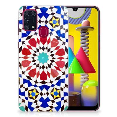 Samsung Galaxy M31 | TPU | Siliconen hoesje | Mozaïek Samsung Galaxy M31 | TPU | Siliconen hoesje | Mozaïek