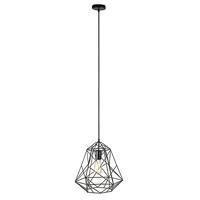 QAZQA Smart industriële hanglamp zwart incl. wifi ST64 - Framework - thumbnail