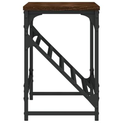 Schoenenrek 90x30x45 cm bewerkt hout bruineikenkleurig