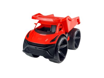 WADER Maximus kiepwagen of bulldozer (Kiepwagen rood)
