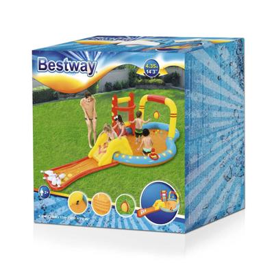 Bestway opblaasbaar speelcenter lil&apos; champ, 435x213x117cm