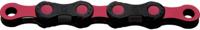 KMC ketting dlc12 black/pink 126s waxed - thumbnail