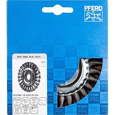 PFERD TOOLS Ronde borstel, getordeerd POS RBG 11512/22,2 ST 0,50 Rgb 43312001 1 stuk(s) PFERD TOOLS Ronde borstel, getordeerd POS RBG 11512/22,2 ST 0,50 Rgb 43312001 1 stuk(s)
