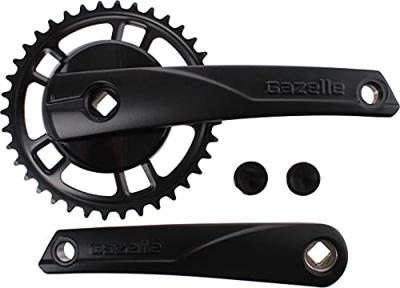 Gazelle Crankstel strixvaria 38t aluminium/staal zwart