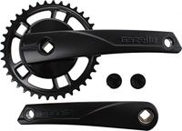 Gazelle Crankstel strixvaria 38t aluminium/staal zwart - thumbnail