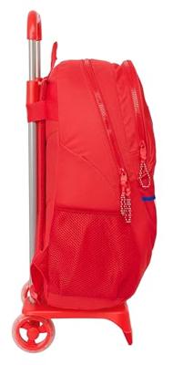 Schoolrugzak met Wielen Atlético Madrid Rood 32 x 44 x 16 cm