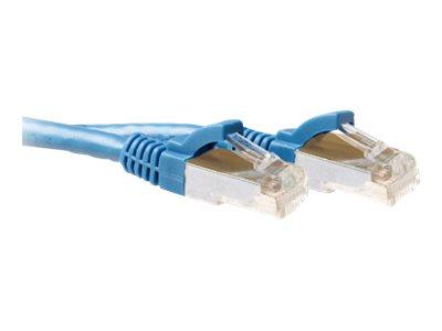 ACT FB7603 LSZH SFTP CAT6A Patchkabel Snagless Blauw - 3 meter