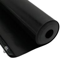 VidaXL Worteldoek zwart 0,7 x 3 m polyetheen - thumbnail