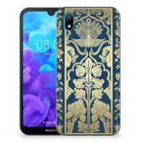 Huawei Y5 (2019) | TPU Case | Beige Flowers - thumbnail