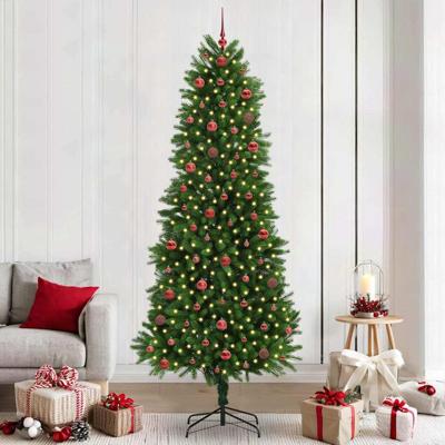 VidaXL Kerstboom met 300 led met standaard groen 240 cm pe VidaXL Kerstboom met 300 led met standaard groen 240 cm pe