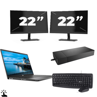 Dell Latitude 7420 - Intel Core i7-11e Generatie - 14 inch - Touch - 16GB RAM - 256GB SSD - Windows 11 Home + 2x 22 inch Monitor Dell Latitude 7420 - Intel Core i7-11e Generatie - 14 inch - Touch - 16GB RAM - 256GB SSD - Windows 11 Home + 2x 22 inch Monitor