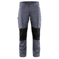 Blåkläder Dames Service werkbroek Stretch 71591845 | Grijs/Zwart | Maat 42 - 7330509499528 - thumbnail