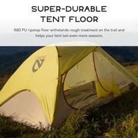 Nemo Mayfly Osmo 2P Trekkerstent Citron/Mango 2P - thumbnail