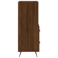 Dressoir 34,5x34x90 cm bewerkt hout bruineikenkleurig - thumbnail