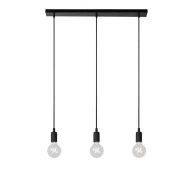 Lucide FIX - Hanglamp - 3xE27 - Zwart