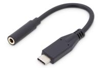 Digitus Audio Adapterkabel [1x USB-C stekker - 1x Jackplug female 3,5 mm] AK-300321-002-S 20.00 cm Flexibel - thumbnail