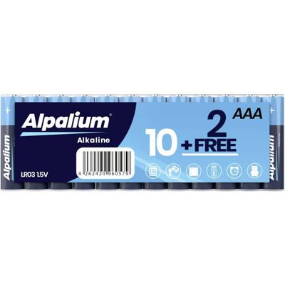 Alpalium AAA batterij (potlood) Alkaline 1.5 V 12 stuk(s)