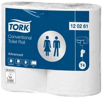 Toiletpapier Tork T4 Advanced 2-laags 493 vel wit 120261