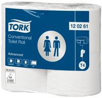 Toiletpapier Tork T4 Advanced 2-laags 493 vel wit 120261 - thumbnail