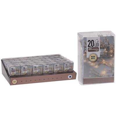 Home & Styling Batterijverlichting 20l + timer warmwit