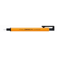 Tombow • precision eraser mono zero, refillable, round tip 2,3 mm diameter, neon orange - thumbnail
