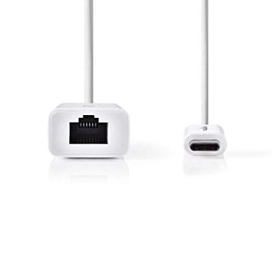 Nedis Netwerkadapter USB-C male naar RJ45 female 20cm