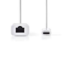 Nedis Netwerkadapter USB-C male naar RJ45 female 20cm - thumbnail