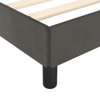 Bedframe zonder matras 80x200 cm fluweel donkergrijs - thumbnail