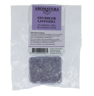 Aroma Vera Amberblok lavendel 1 Stuks