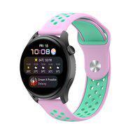 Sport Edition - Roze + groen - Samsung Galaxy Watch 3 - 45mm Sport Edition - Roze + groen - Samsung Galaxy Watch 3 - 45mm
